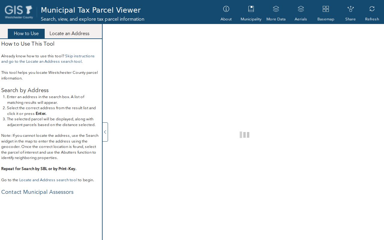 Mount Pleasant street directory GIS parcel viewer for address and SBL research